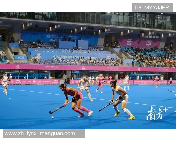 文明观赛十五运｜云浮曲棍球竞赛气氛火热，小海豚引导有好方法！